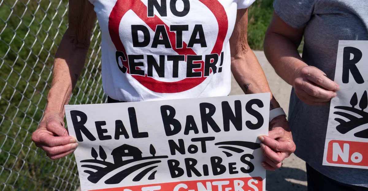 Data centers are being built across the US — and Americans are fed up. It’s shaking up the 2026 elections.